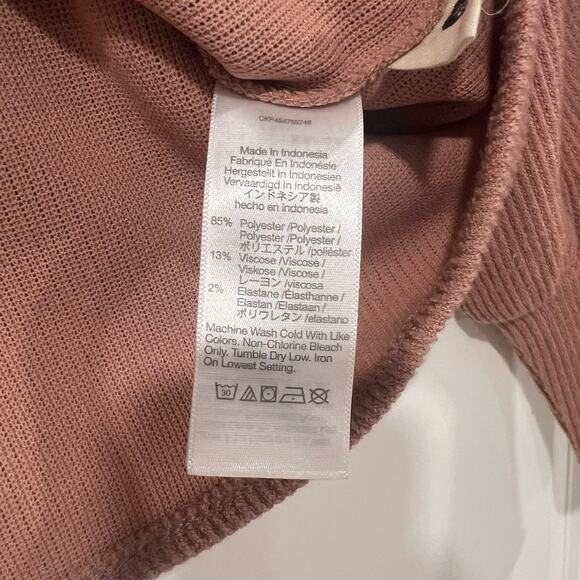 Madewell Women's Square Neck Sweater Light Pink‎ Size Medium - Picture 5 of 9